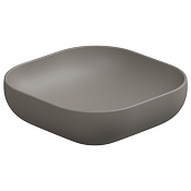 GSG Easy Раковина накладная d45x13,5h см, без донного клапана и перелива, цвет: cashmere matt EALAVQU45030