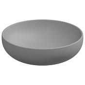 GSG Easy Раковина накладная d45x13,5h см, без донного клапана и перелива, цвет: fumo matt EALAVRO45038