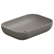 GSG Easy Раковина накладная 60x42x13,5h см, без донного клапана и перелива, цвет: cashmere matt EALAVRE60030