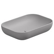 GSG Easy Раковина накладная 60x42x13,5h см, без донного клапана и перелива, цвет: perla matt EALAVRE60033