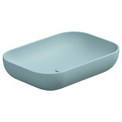 GSG Easy Раковина накладная 60x42x13,5h см, без донного клапана и перелива, цвет: ice matt EALAVRE60037