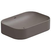 GSG Easy Раковина накладная 60x42x14h см, с переливом, без донного клапана, цвет: tortora matt EALAVTP60029
