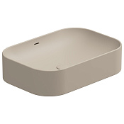 GSG Easy Раковина накладная 60x42x14h см, с переливом, без донного клапана, цвет: sabbia matt EALAVTP60034