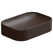 GSG Easy Раковина накладная 60x42x14h см, с переливом, без донного клапана, цвет: cacao matt EALAVTP60035