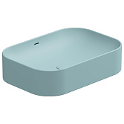 GSG Easy Раковина накладная 60x42x14h см, с переливом, без донного клапана, цвет: ice matt EALAVTP60037