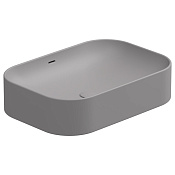 GSG Easy Раковина накладная 60x42x14h см, с переливом, без донного клапана, цвет: fumo matt EALAVTP60038