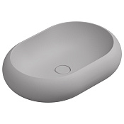 GSG Petra Раковина накладная 60x42x15h см с донным клапаном, без перелива, цвет: perla matt PELAV60033
