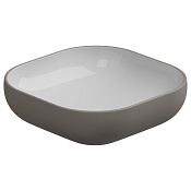GSG Easy Раковина накладная d45x13,5h см, без донного клапана и перелива, цвет: cashmere matt EALAVQU45BI000/030