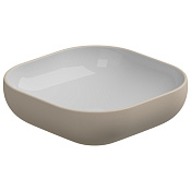 GSG Easy Раковина накладная d45x13,5h см, без донного клапана и перелива, цвет: sabbia matt EALAVQU45BI000/034
