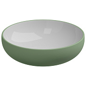 GSG Easy Раковина накладная d45x13,5h см, без донного клапана и перелива, цвет: salvia matt EALAVRO45BI000/031