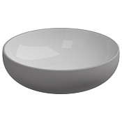 GSG Easy Раковина накладная d45x13,5h см, без донного клапана и перелива, цвет: fumo matt EALAVRO45BI000/038