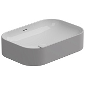 GSG Easy Раковина накладная 60x42x14h см, с переливом, без донного клапана, цвет: perla matt EALAVTP60BI000/033