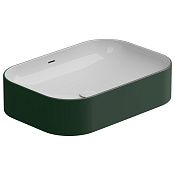 GSG Easy Раковина накладная 60x42x14h см, с переливом, без донного клапана, цвет: smeraldo matt EALAVTP60BI000/036