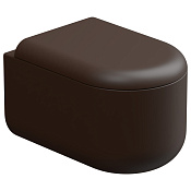 GSG Petra Чаша подвесного унитаза 36x52 см, смыв торнадо, безободковый, цвет: cacao matt PEWCSOEC035