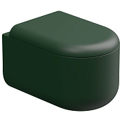 GSG Petra Чаша подвесного унитаза 36x52 см, смыв торнадо, безободковый, цвет: smeraldo matt PEWCSOEC036