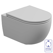 GSG Like Чаша подвесного унитаза 36x52,5 см, безободковый, цвет: white/white matt LKWCSOBI000/001