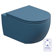 GSG Like Чаша подвесного унитаза 36x52,5 см, безободковый, цвет: denim matt LKWCSOBI000/027