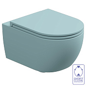 GSG Like Чаша подвесного унитаза 36x52,5 см, безободковый, цвет: ice matt LKWCSOBI000/037