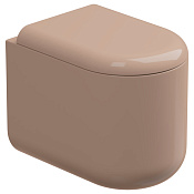 GSG Petra Чаша приставного унитаза 36x53 см, смыв торнадо, безободковый, цвет: rosa glossy PEWC01EC039P