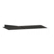 Gessi Tremillimetri Верхний душ настенный 19,5х55 см, 2 вида струи, цвет: aged bronze 33063#187