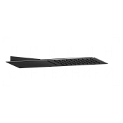 Gessi Tremillimetri Верхний душ настенный 19,5х55 см, 2 вида струи, цвет: black metal PVD 33063#706