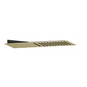 Gessi Tremillimetri Верхний душ настенный 19,5х55 см, 2 вида струи, цвет: brass PVD 33063#710
