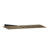 Gessi Tremillimetri Верхний душ настенный 19,5х55 см, 2 вида струи, цвет: coffee bronze brushed PVD 33063#761