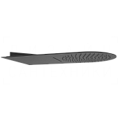 Gessi Tremillimetri Верхний душ настенный 30х55 см, 2 вида струи, цвет: matte black 33073#299