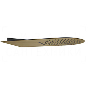 Gessi Tremillimetri Верхний душ настенный 30х55 см, 2 вида струи, цвет: antique brass 33073#713