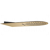 Gessi Tremillimetri Верхний душ настенный 30х55 см, 2 вида струи, цвет: warm bronze brushed PVD 33073#726