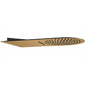 Gessi Tremillimetri Верхний душ настенный 30х55 см, 2 вида струи, цвет: warm bronze PVD 33073#735