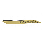Gessi Tremillimetri Верхний душ настенный 30х55 см, 2 вида струи, цвет: gold brushed 33083#716