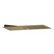 Gessi Tremillimetri Верхний душ настенный 30х55 см, 2 вида струи, цвет: deep bronze brushed PVD 33083#791