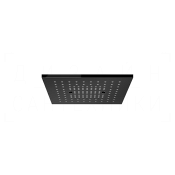 Gessi Afilo Потолочный душ 30,5 см, встраиваемый, 1 вид струи, хромотерапия, цвет: black metal PVD 57002#706