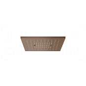 Gessi Afilo Потолочный душ 30,5 см, встраиваемый, 1 вид струи, хромотерап., цвет: copper brushed PVD 57002#708