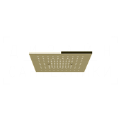 Gessi Afilo Потолочный душ 30,5 см, встраиваемый, 1 вид струи, хромотерапия, цвет: brass PVD 57002#710