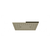 Gessi Afilo Потолочный душ 30,5 см, встраиваемый, 1 вид струи, хромотерапия, цвет: nickel PVD 57002#720