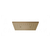 Gessi Afilo Потолочный душ 30,5 см, встраив., 1 вид струи, хромотер., цвет: warm bronze brushed PVD 57002#726