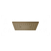 Gessi Afilo Потолочный душ 30,5 см, встраив., 1 вид струи, хромотер., цвет: deep bronze brushed PVD 57002#791