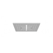 Gessi Afilo Потолочный душ 30,5 см, встраиваемый, 2 вида струи, хромотерапия, цвет: matte white 57004#279