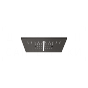 Gessi Afilo Потолочный душ 30,5 см, встраив., 2 вида струи, хромотер., цвет: black metal brushed PVD 57004#707