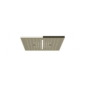 Gessi Afilo Потолочный душ 30,5 см, встраиваемый, 2 вида струи, хромотерапия, цвет: nickel PVD 57004#720