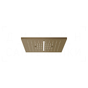 Gessi Afilo Потолочный душ 30,5 см, встраив., 2 вида струи, хромотер., цвет: deep bronze brushed PVD 57004#791
