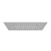 Gessi Afilo Потолочный душ 50,5х30,5 см, встраиваемый, 1 вид струи, хромотерапия, цвет: matte white 57006#279