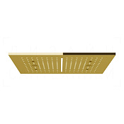Gessi Afilo Потолочный душ 50,5х30,5 см, встраиваемый, 2 вида струи, хромотерапия, цвет: gold PVD 57010#246