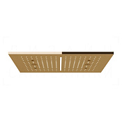 Gessi Afilo Потолочный душ 50,5х30,5 см, встраив., 2 вида струи, хромотер., цвет: warm bronze PVD 57010#735