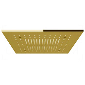 Gessi Afilo Потолочный душ 50,5 см, встраиваемый, 1 вид струи, хромотерапия, цвет: gold PVD 57012#246