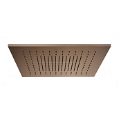 Gessi Afilo Потолочный душ 50,5 см, встраиваемый, 1 вид струи, хромотерап., цвет: copper brushed PVD 57012#708