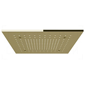 Gessi Afilo Потолочный душ 50,5 см, встраиваемый, 1 вид струи, хромотерапия, цвет: brass PVD 57012#710