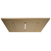 Gessi Afilo Потолочный душ 50,5 см, встраив., 2 вида струи, хромотер., цвет: warm bronze brushed PVD 57016#726